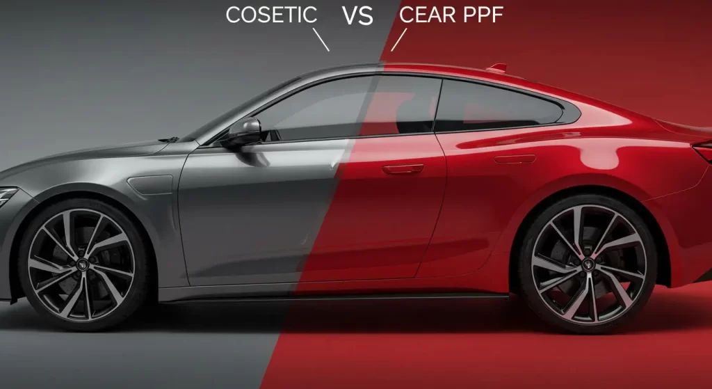 Cosmetic PPF vs Clear PPF