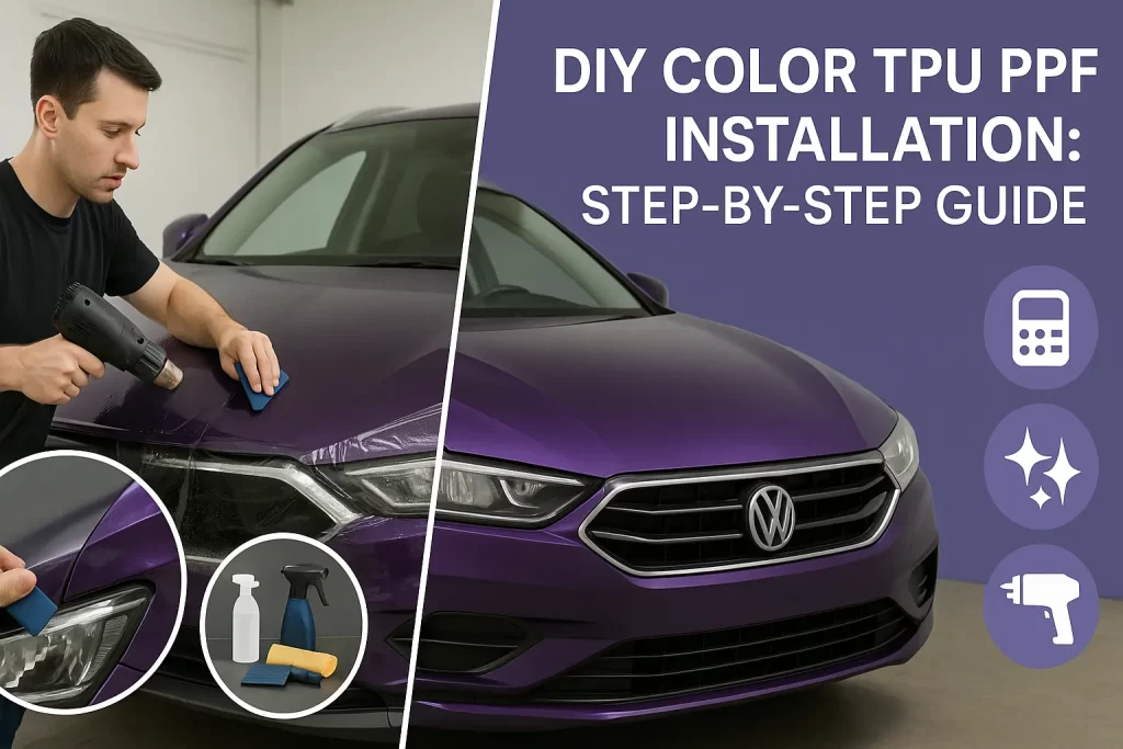 DIY Color TPU PPF Installation