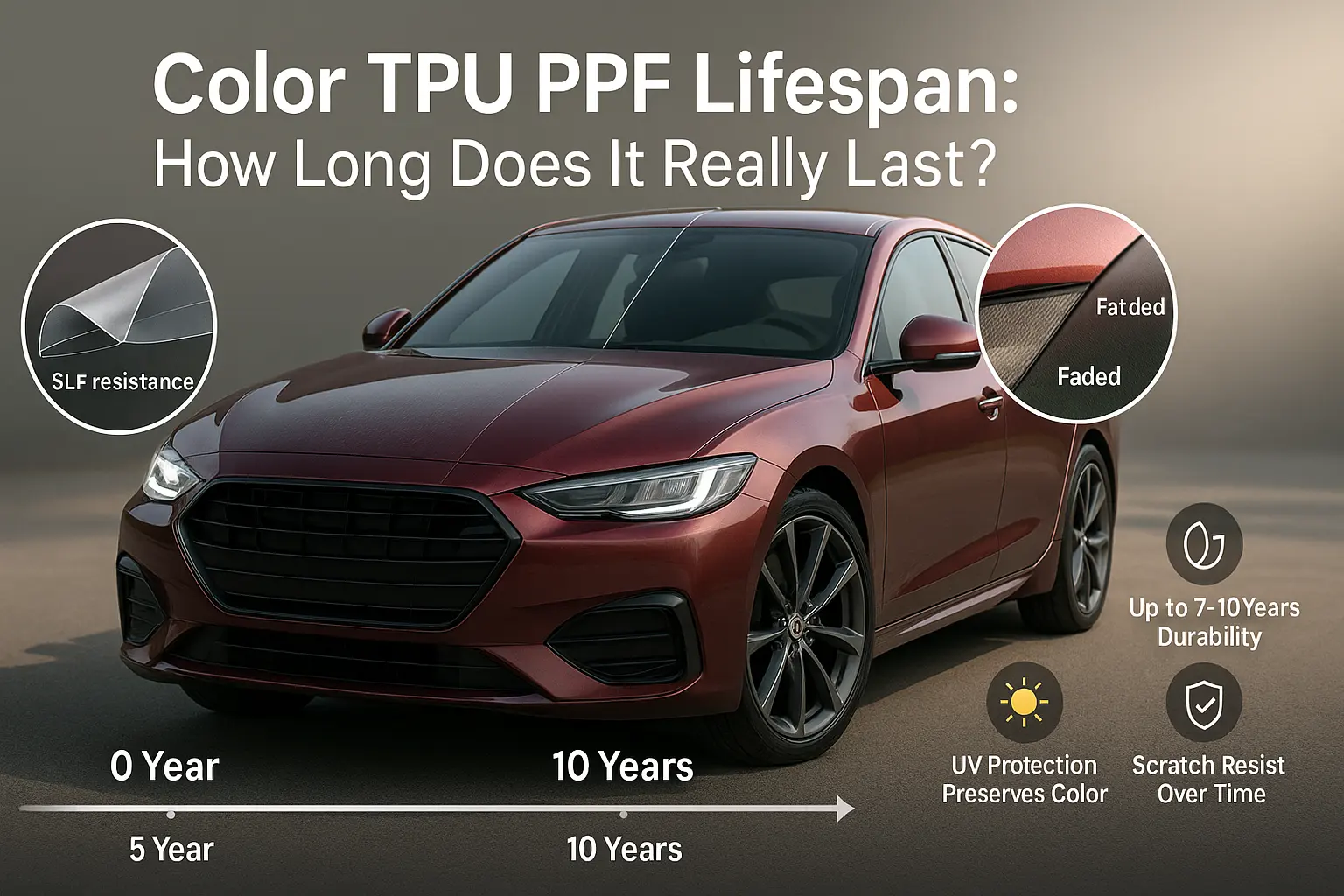 Color TPU PPF Lifespan