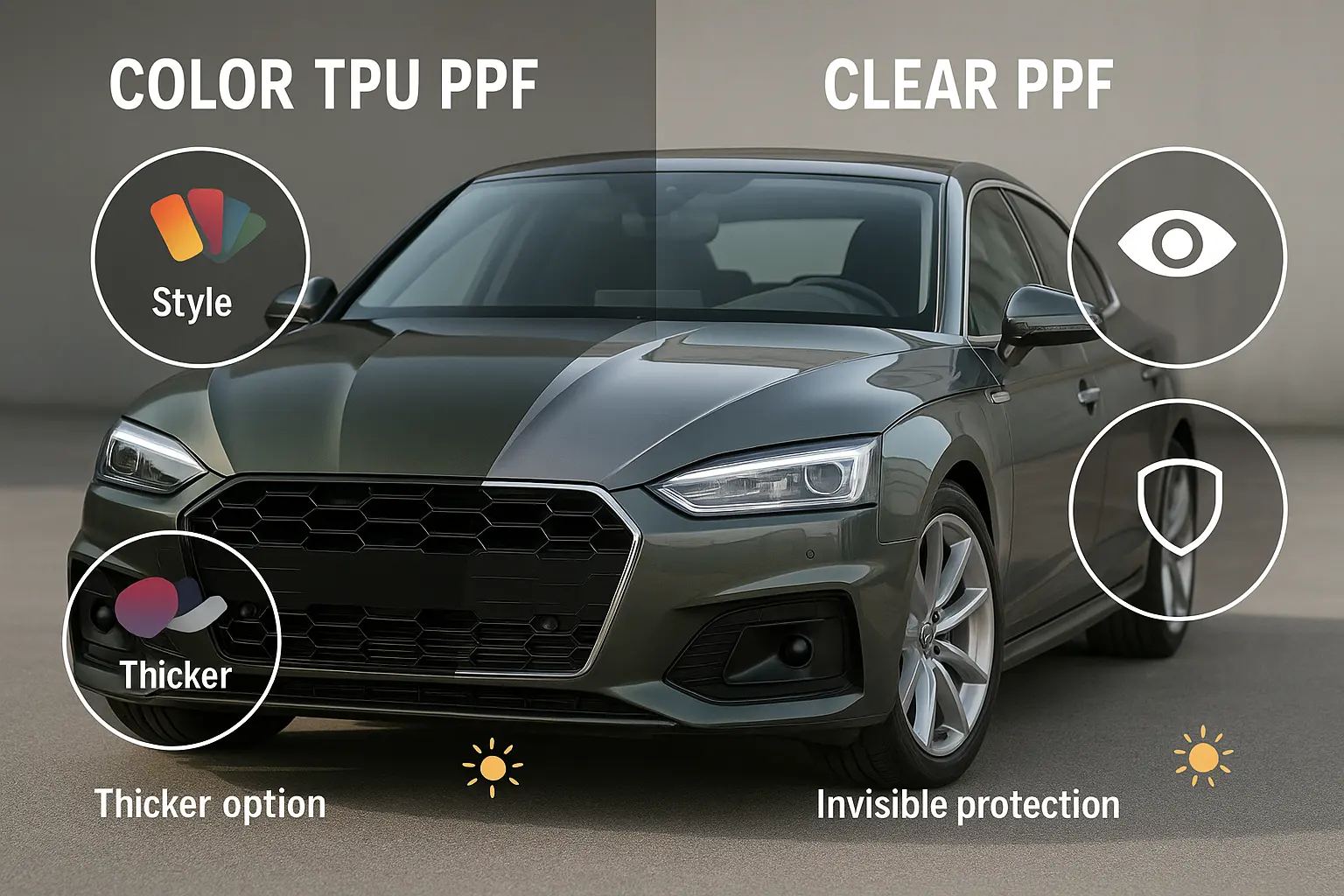 Color TPU PPF vs Clear PPF: Key Differences Explained