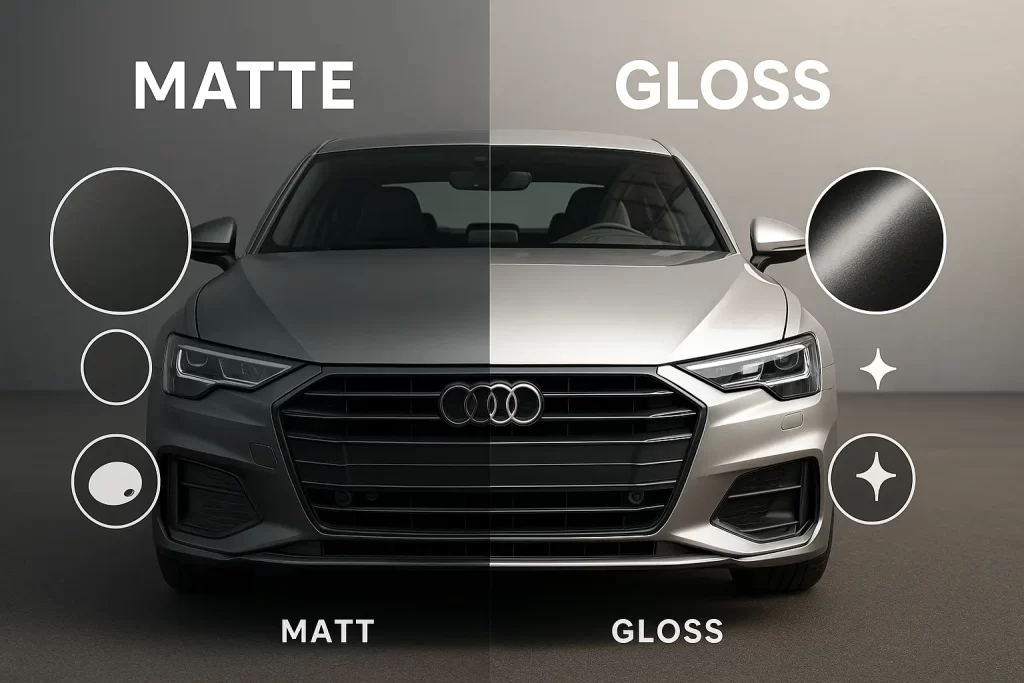 Matte vs Gloss TPU PPF