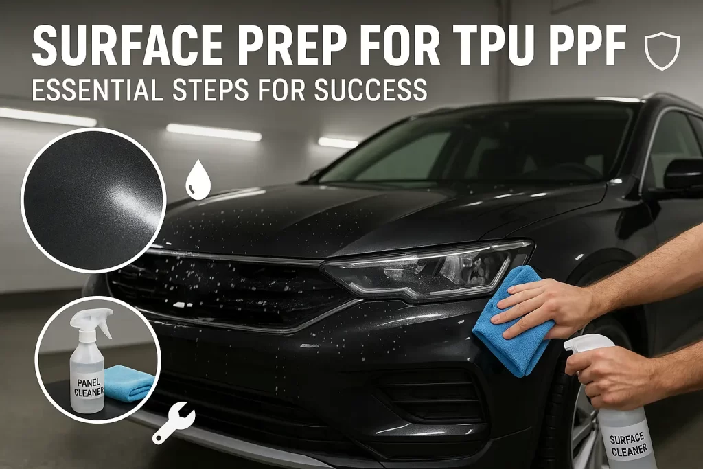Surface Prep for TPU PPF