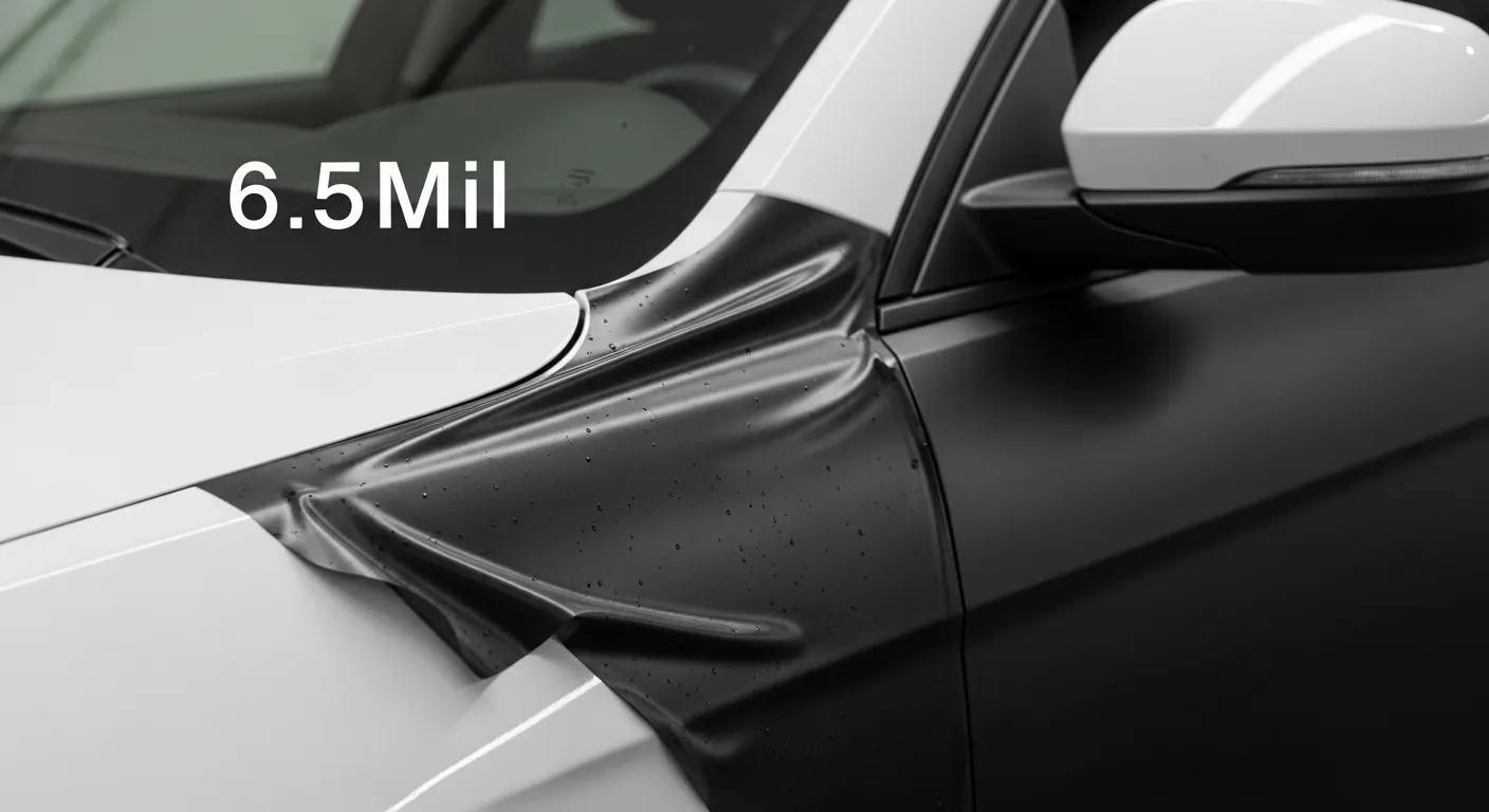 6.5mil matte paint protection film