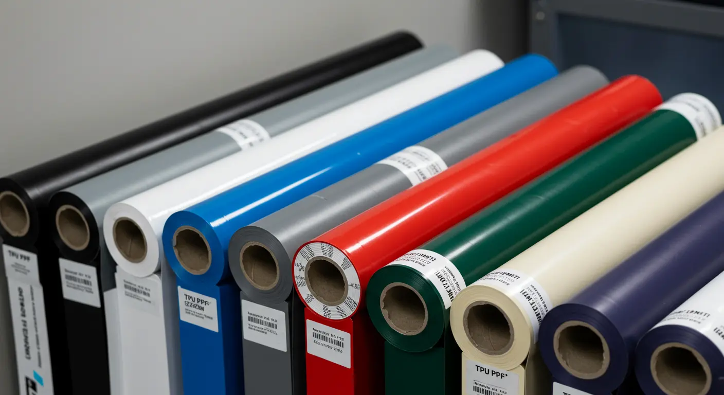 Поставщик насыпного рулонного TPU PPF цвета