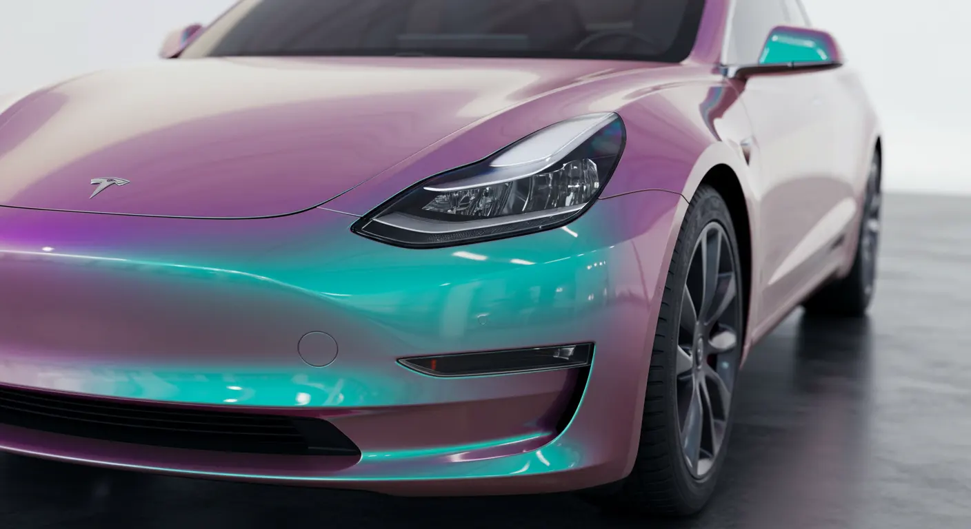 color ppf tesla