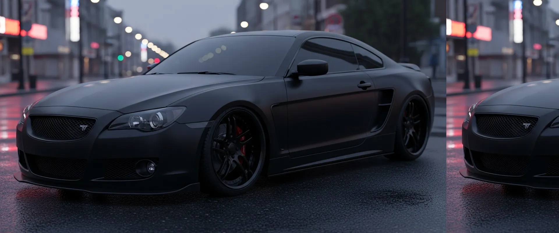Black Matte for car banner