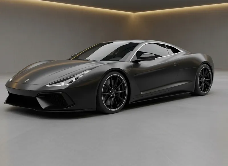 فیلمی پێچانەوەی ئۆتۆمبێلی ڕەشی مات