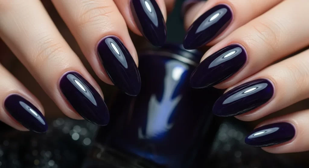 Midnight Purple nails