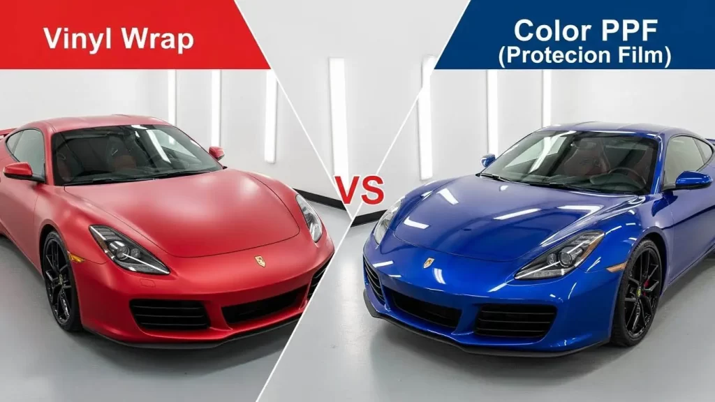 ВИНИЛОВАЯ ПЛЁНКА ПРОТИВ ЦВЕТНОГО PPF