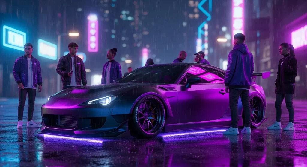 midnight purple car culture