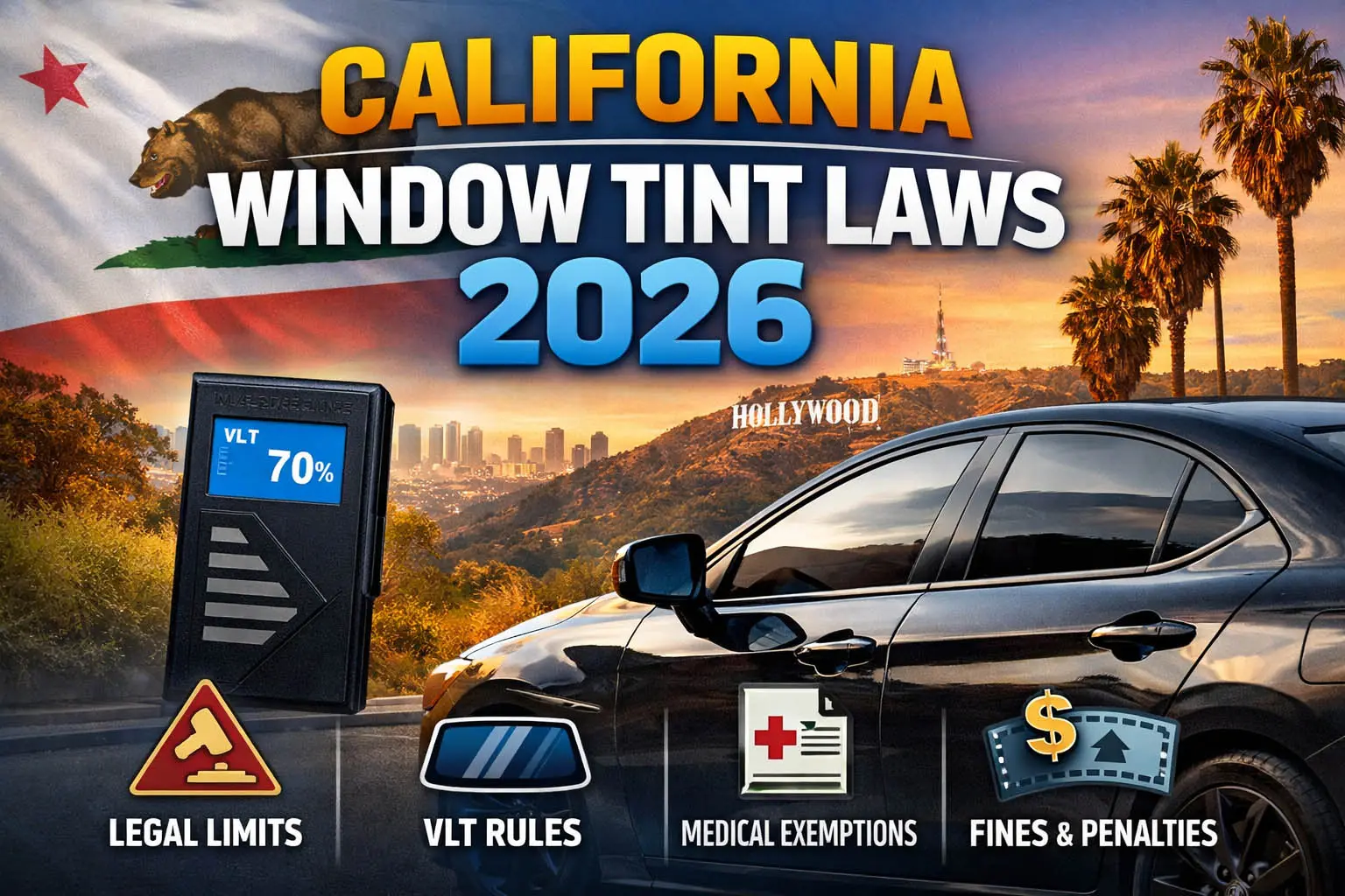 California Window Tint Laws 2026