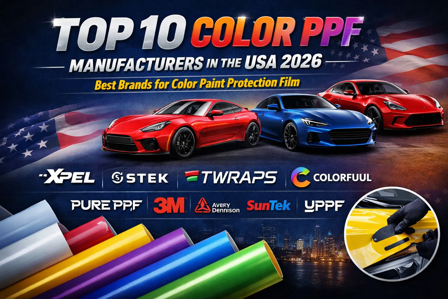 Top 10 Color PPF Manufacturers in the USA 2026