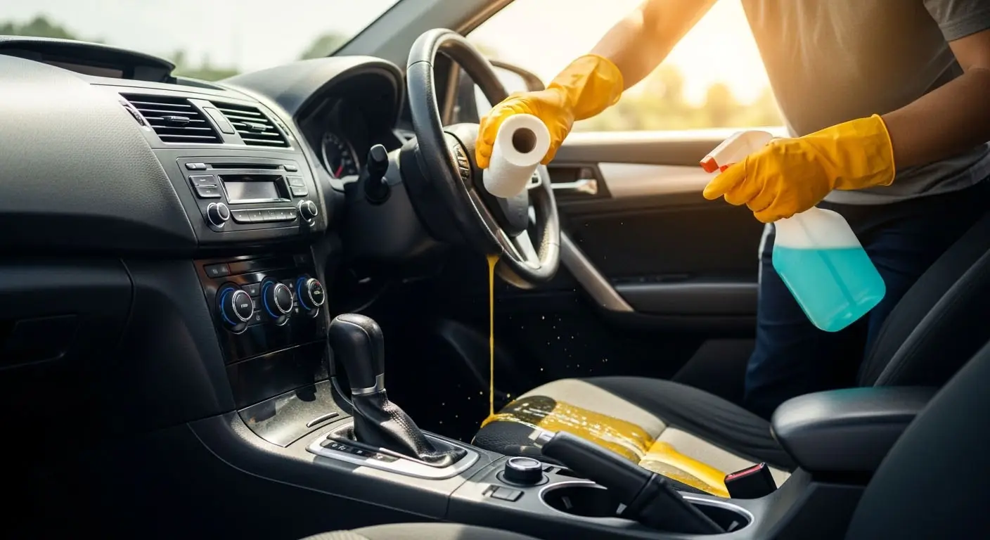 How to Clean Up Vomit in Your Car