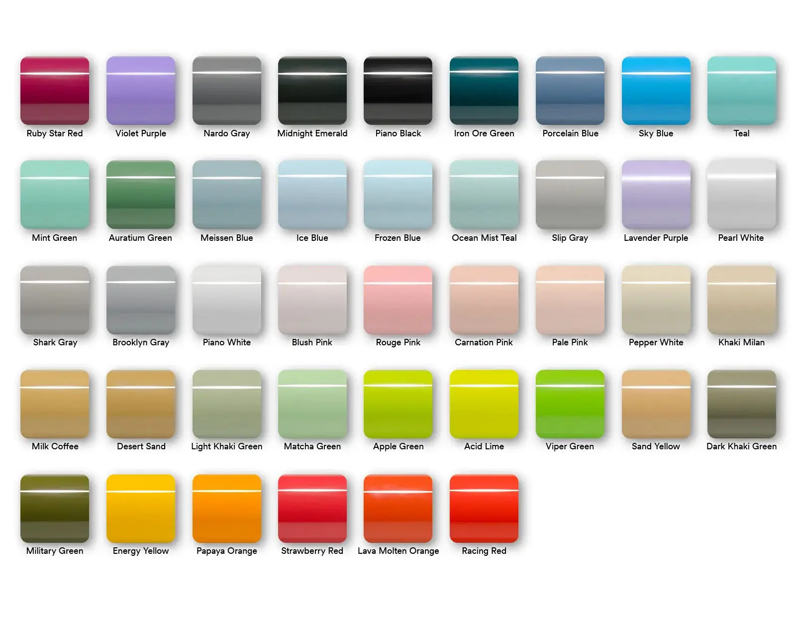 فیلمی ڕەنگی خۆچاککەرەوەی TPU PPF