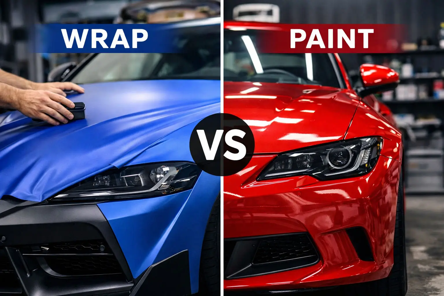 Car Wrapping vs Painting